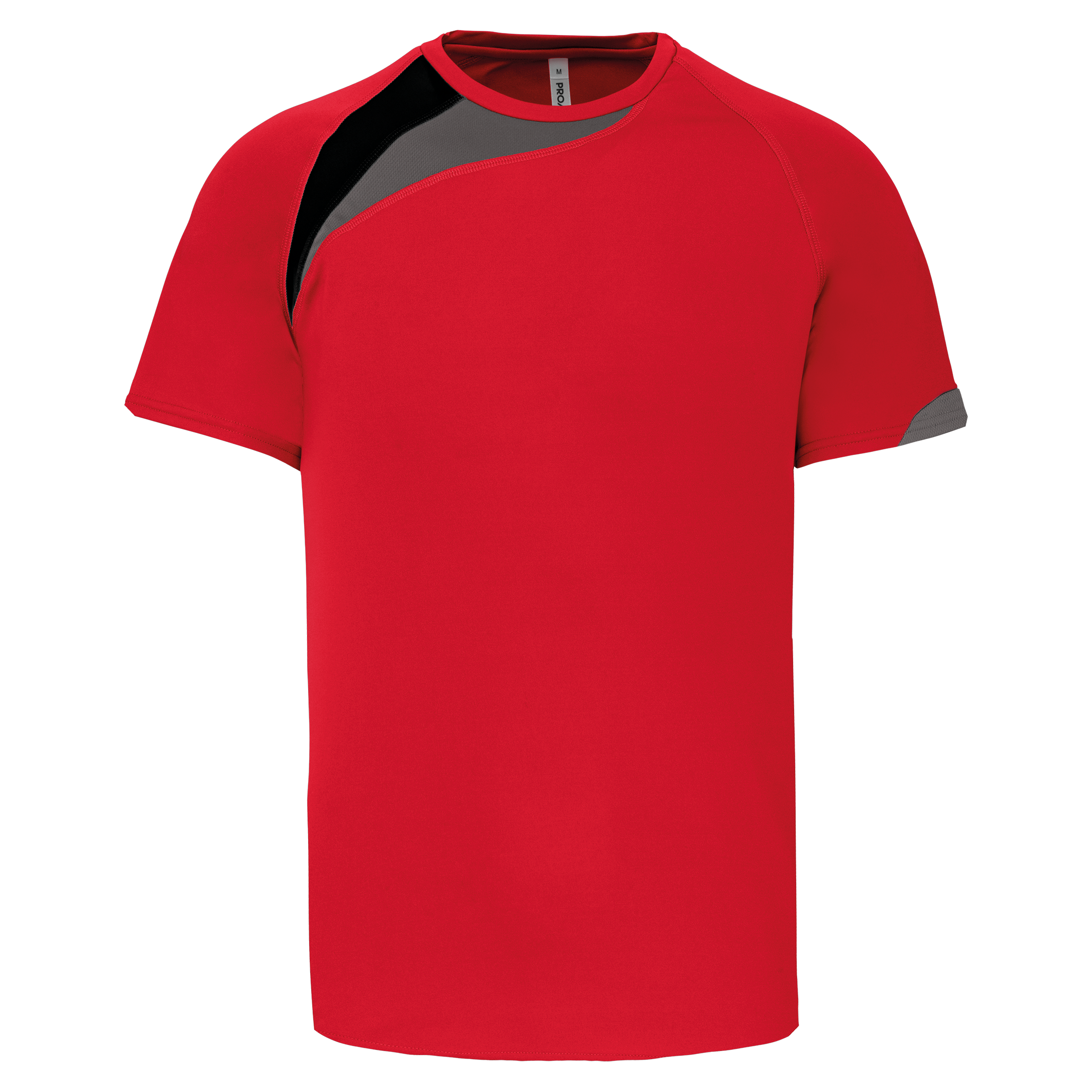 PA436 — Sporty Red / Black / Storm Grey
