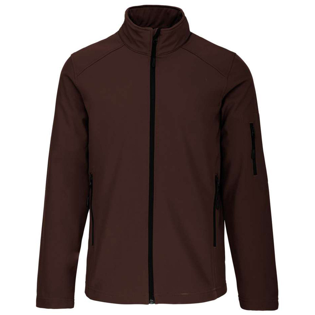 Chaqueta Softshell Básica 300 GSM - Chocolate