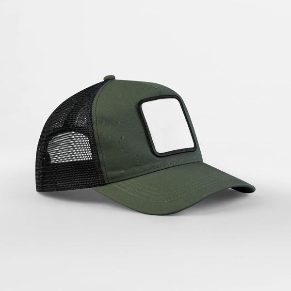 Gorra B636 combinación Olive Green / Black