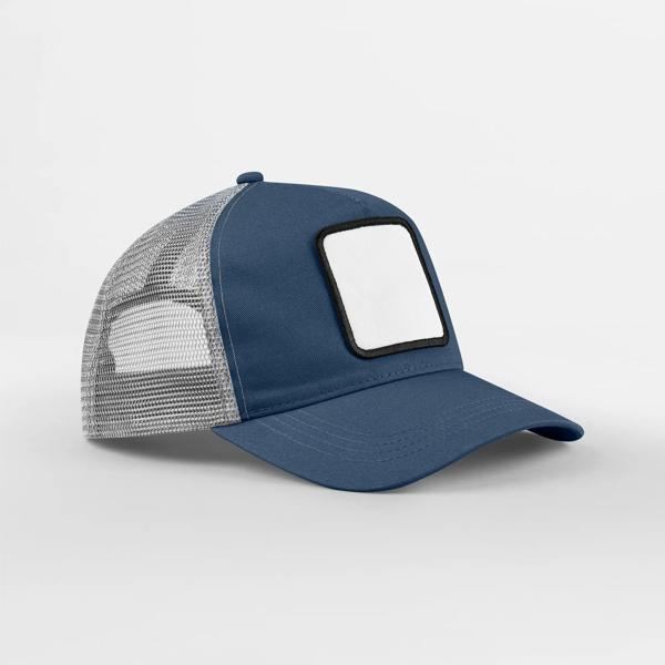 Gorra B636 combinación Slate Blue / Light Grey