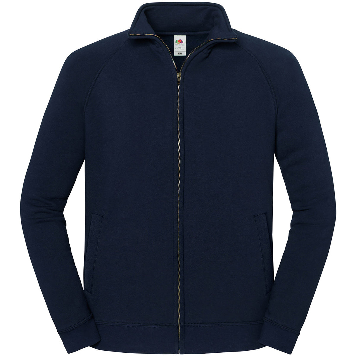 Iconic Premium 62-290-0 Deep Navy 300 GSM prenda lisa sobre blanco