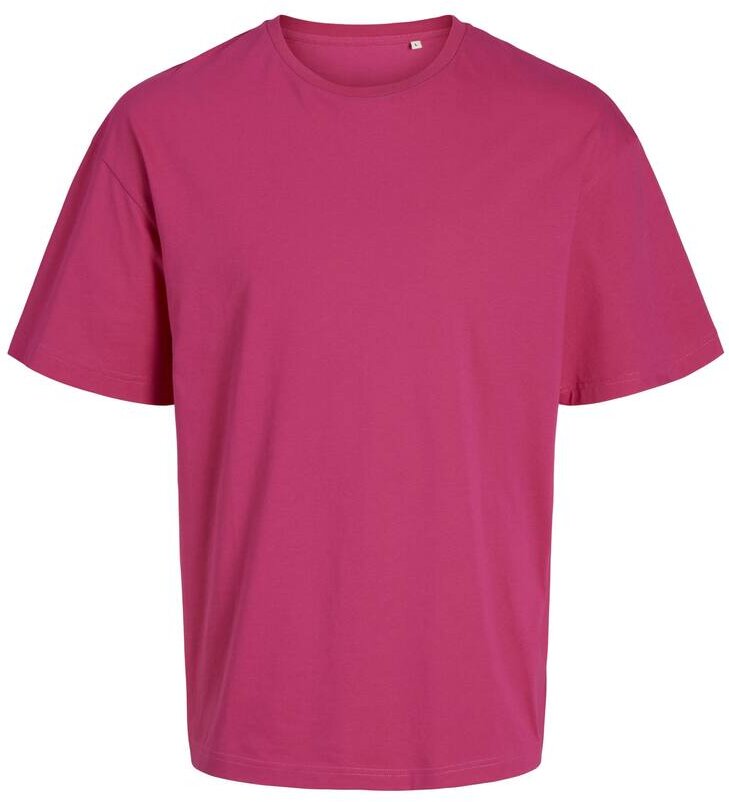 Camiseta Oversize Estándar Orgánica 180 GSM - Fuchsia
