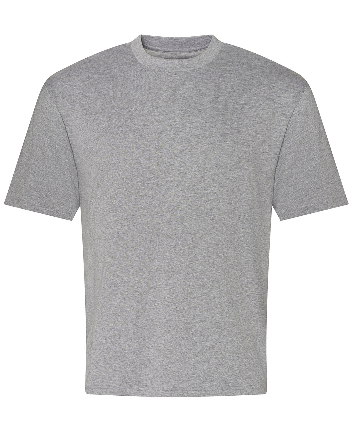 Camiseta Oversize Estándar 190 GSM - Heather Grey