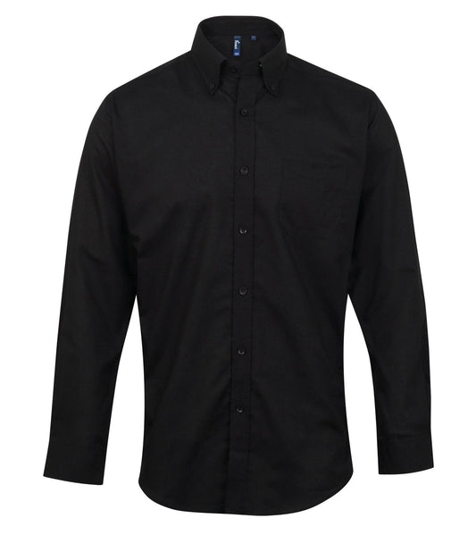 Camisa Oxford PR234 negra, prenda sola
