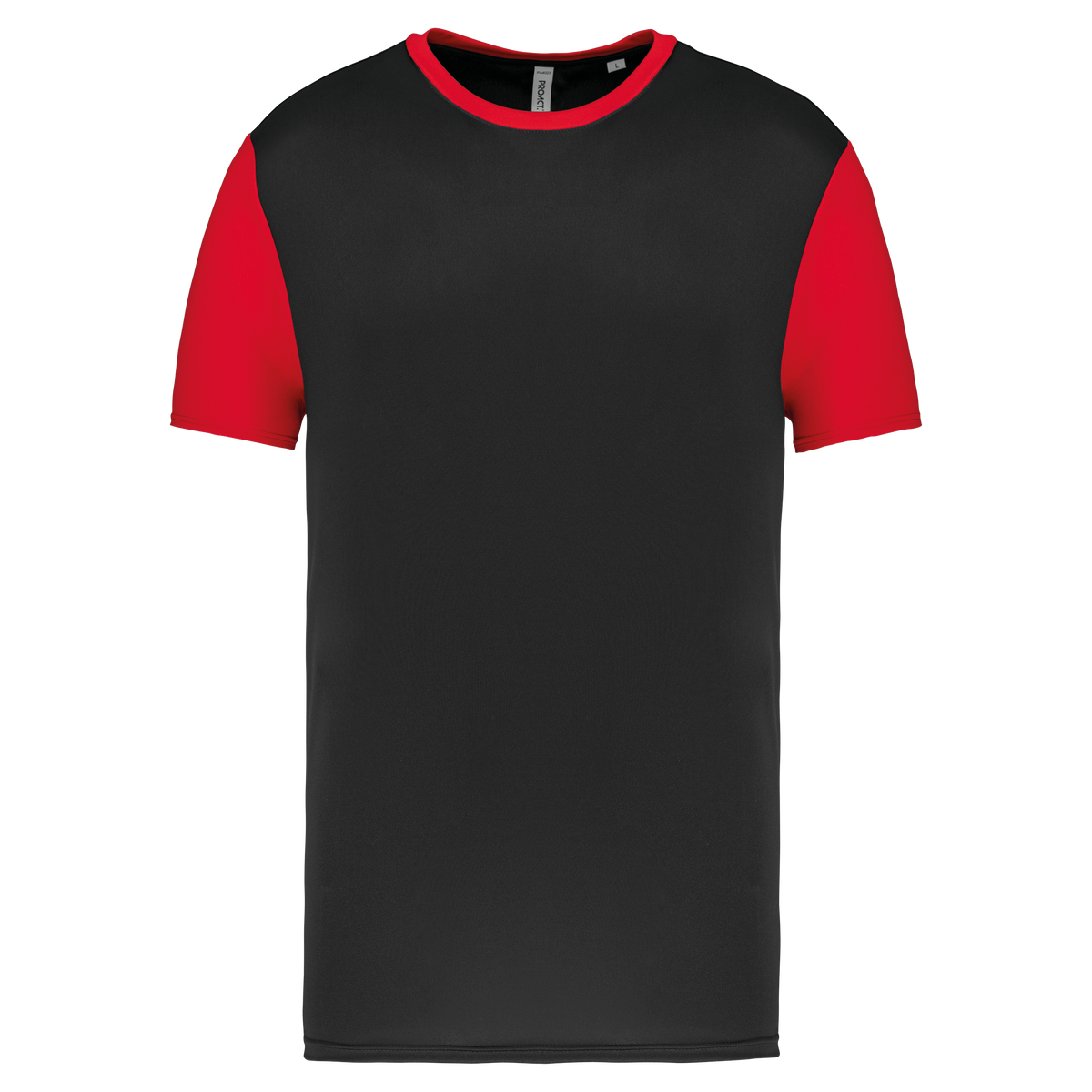 PA4023 camiseta — Black / Sporty Red