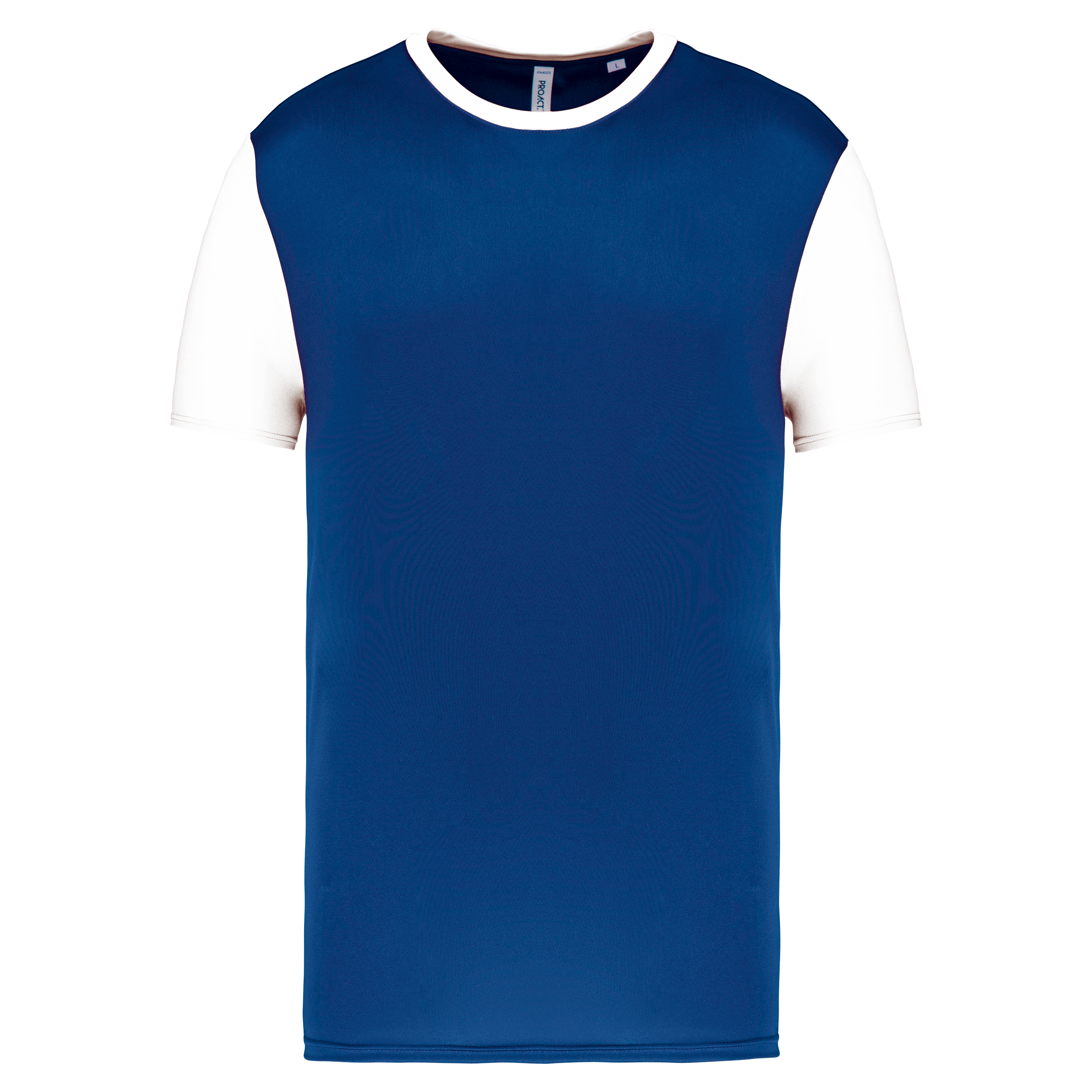 PA4023 camiseta — Dark Royal Blue / White