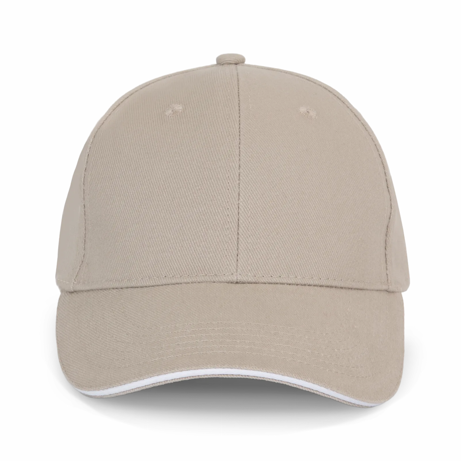 Gorra 6 Paneles Orlando KP011 Beige / White