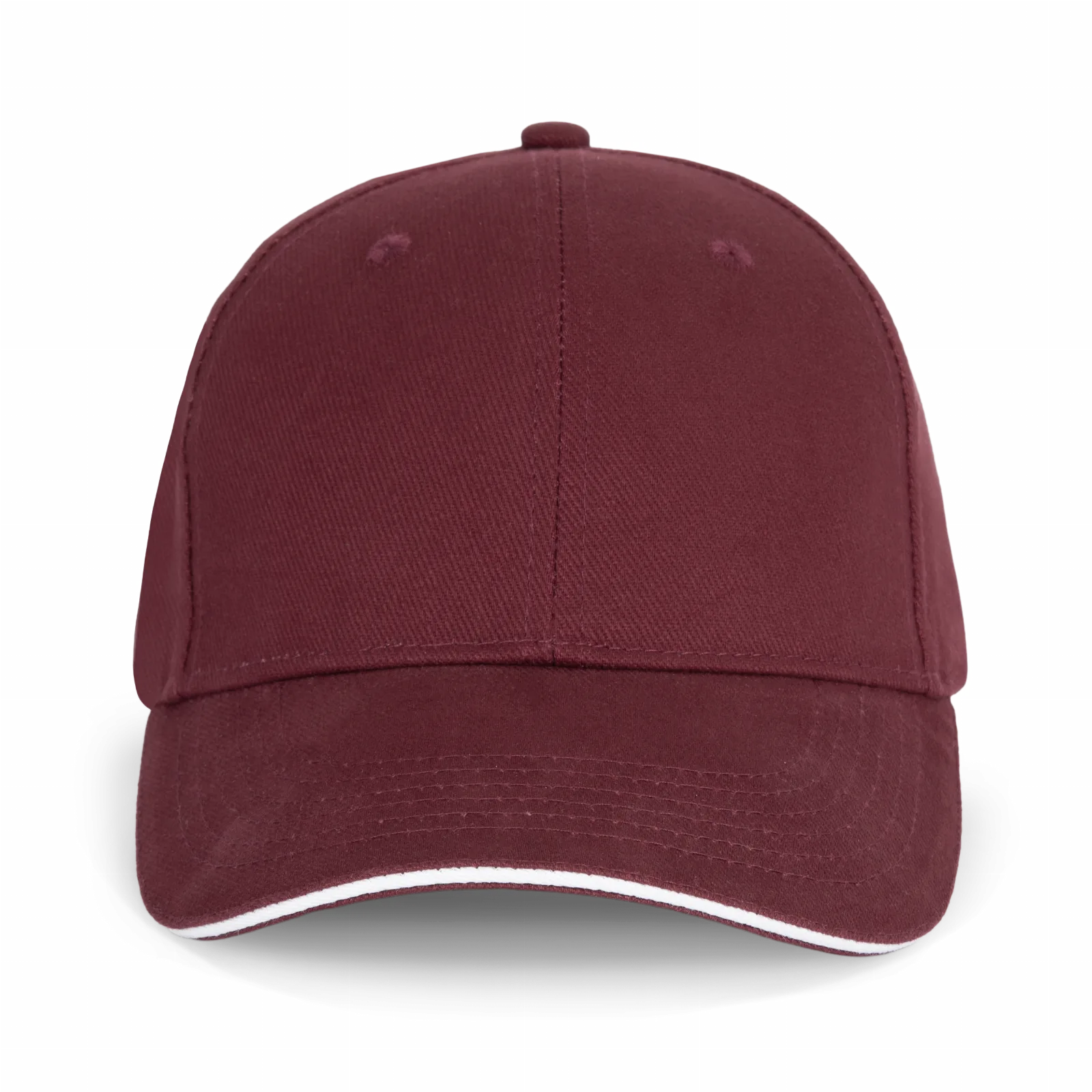 Gorra 6 Paneles Orlando KP011 Burgundy / White