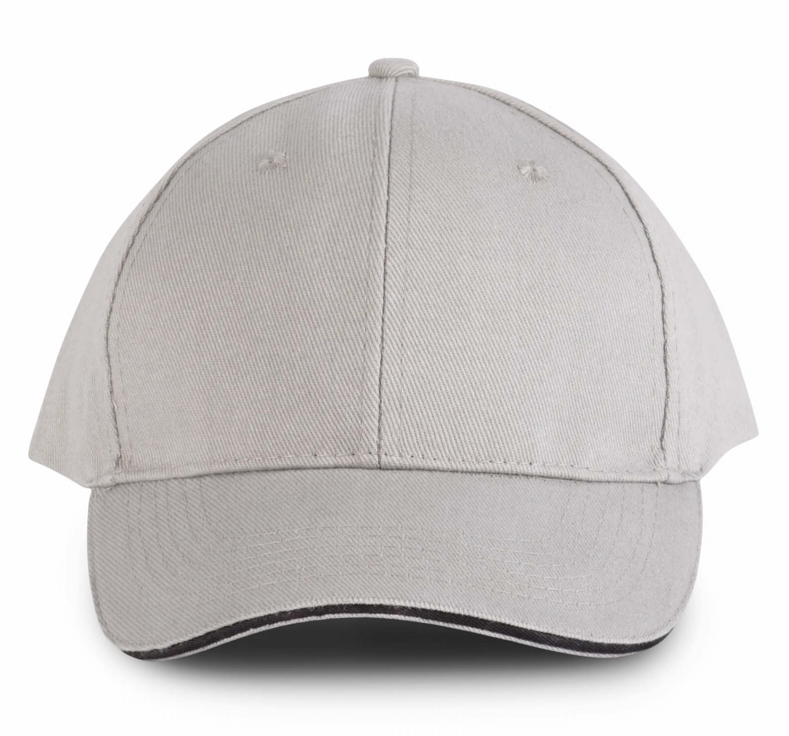 Gorra 6 Paneles Orlando KP011 Light Grey / Dark Grey