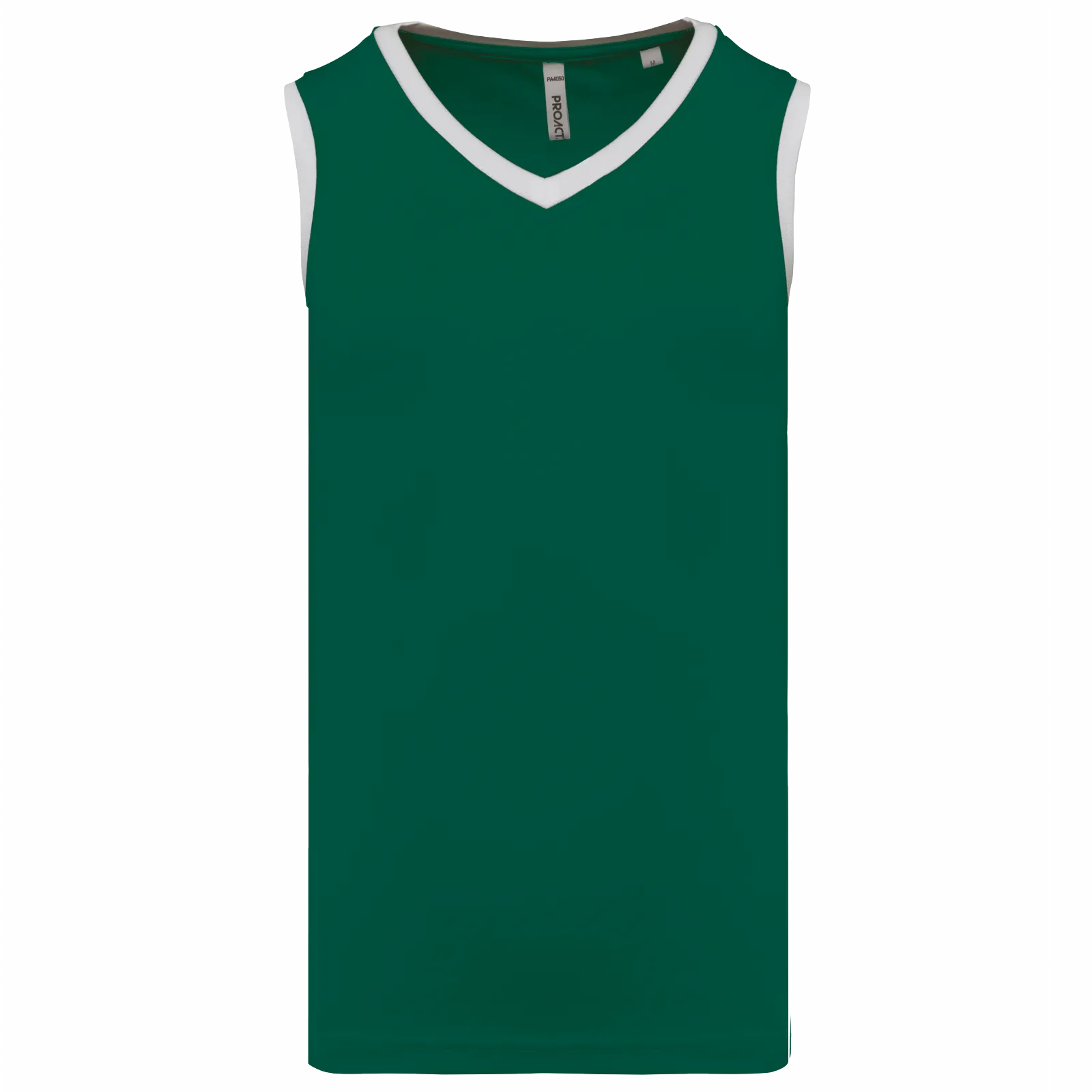Camiseta Baloncesto Hombre PA4050 Dark Green / White