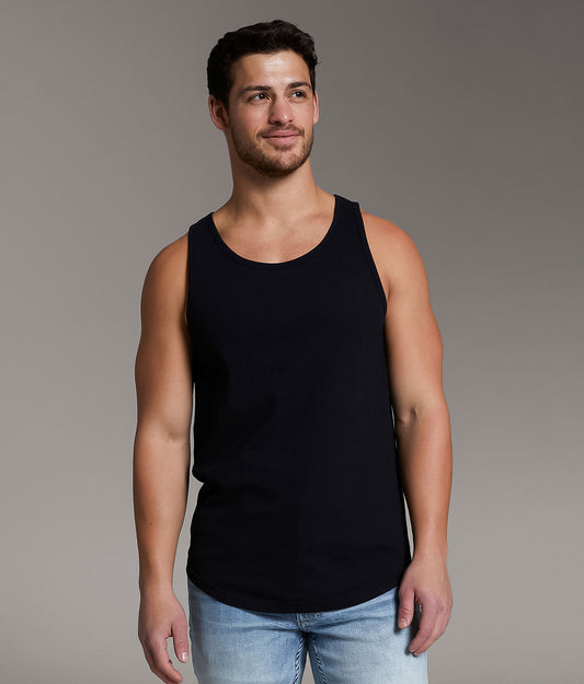 Camiseta de Tirantes Básica 180 GSM negra