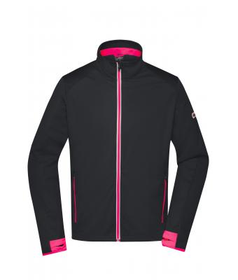 Chaqueta Deportiva Softshell JN1126 — Black / Light Red