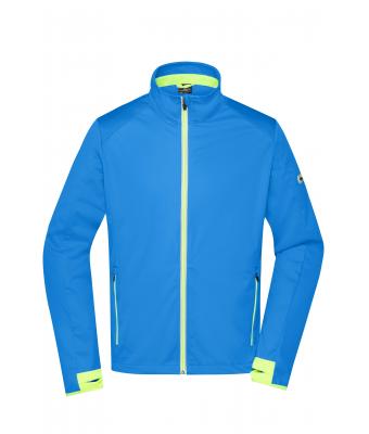 Chaqueta Deportiva Softshell JN1126 — Bright Blue / Bright Yellow