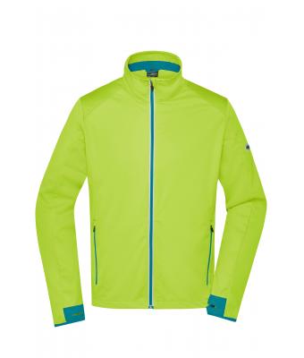 Chaqueta Deportiva Softshell JN1126 — Bright Yellow / Bright Blue