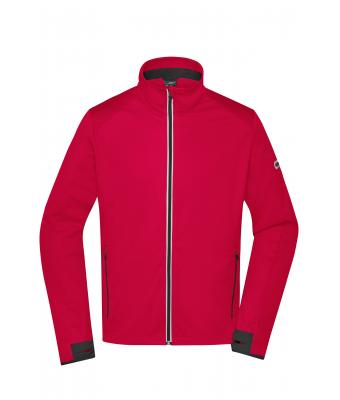 Chaqueta Deportiva Softshell JN1126 — Light Red / Black