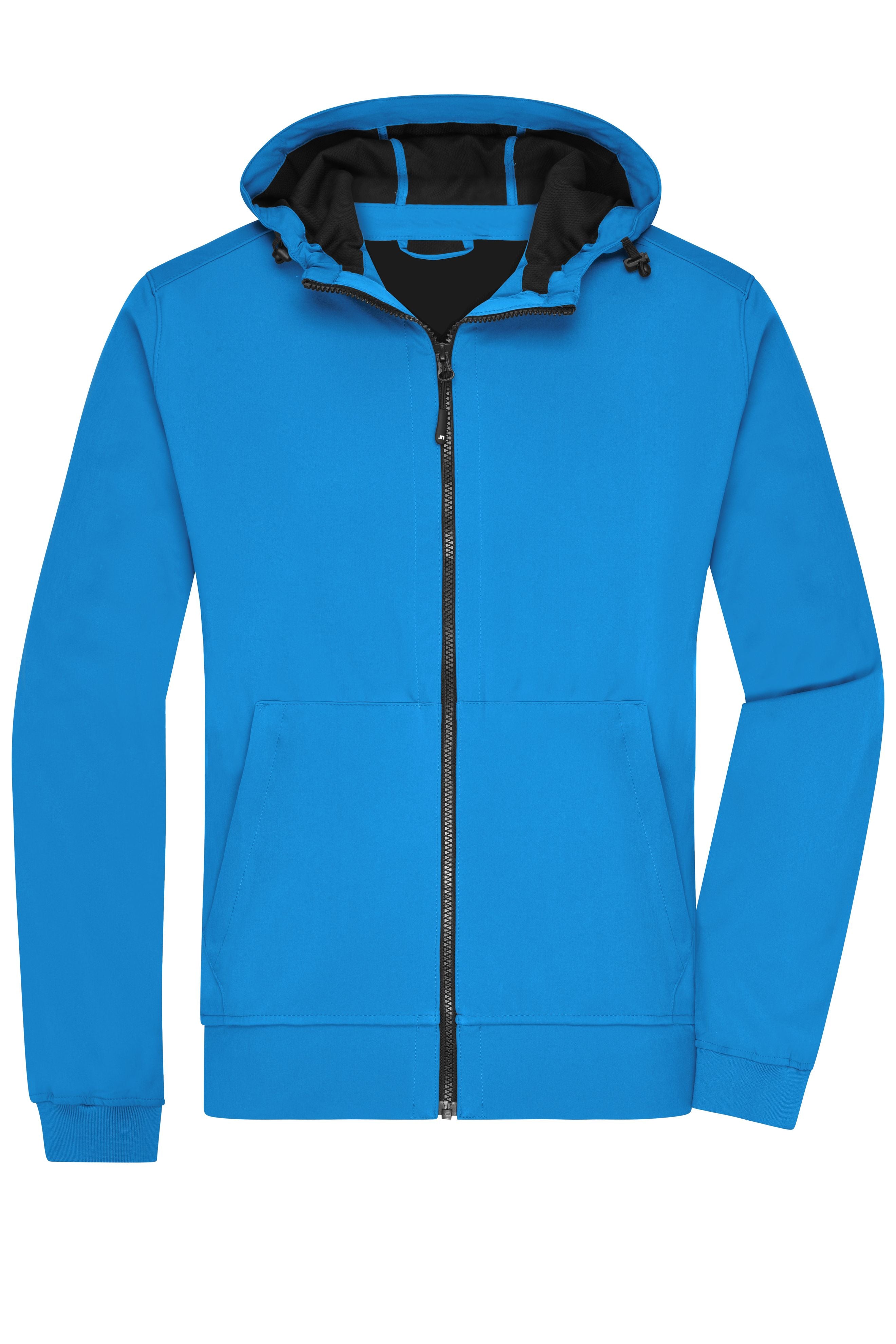 Chaqueta Softshell Deportiva con Capucha JN1146 Blue / Black