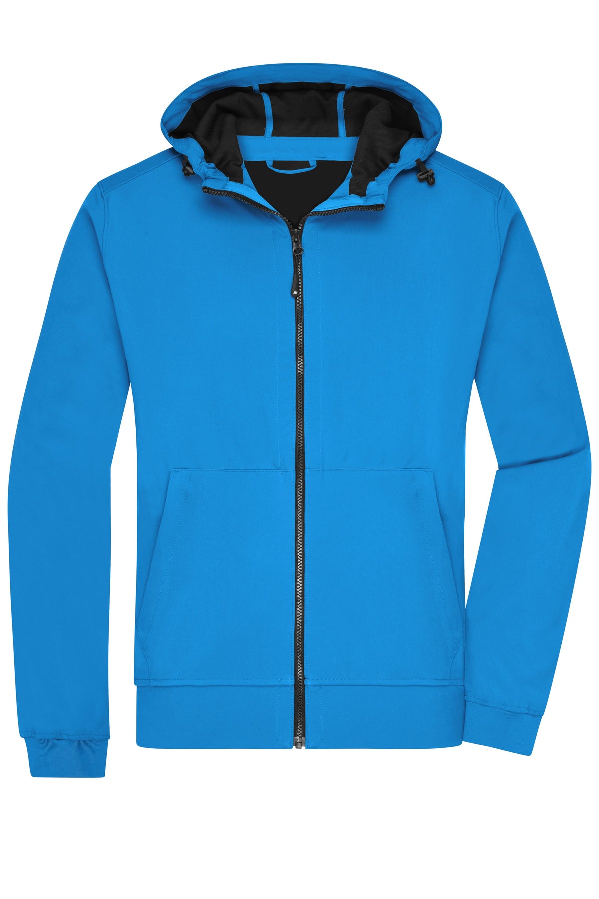 Chaqueta Softshell Deportiva con Capucha JN1146 Blue / Black