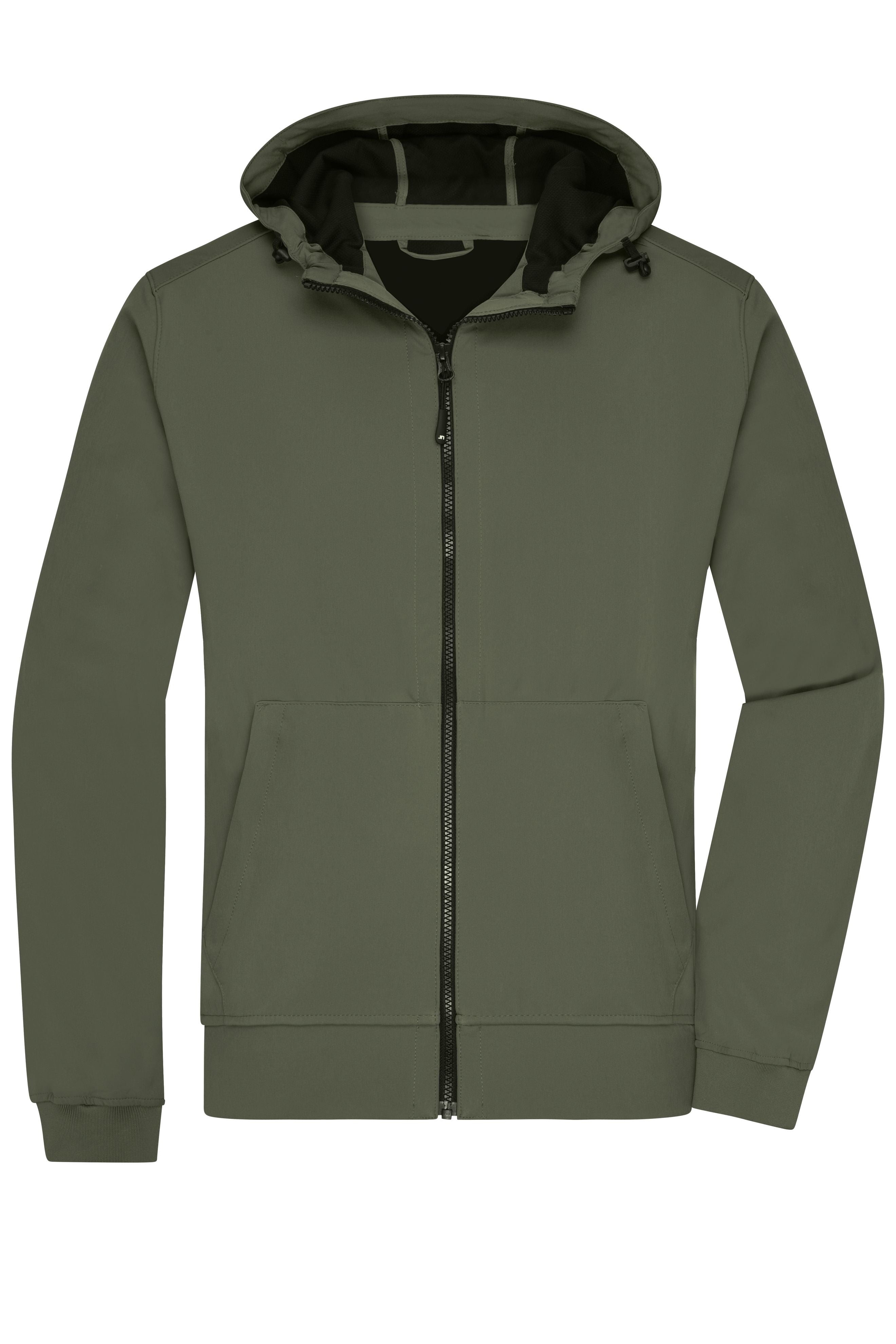 Chaqueta Softshell Deportiva con Capucha JN1146 — Olive / Camouflage