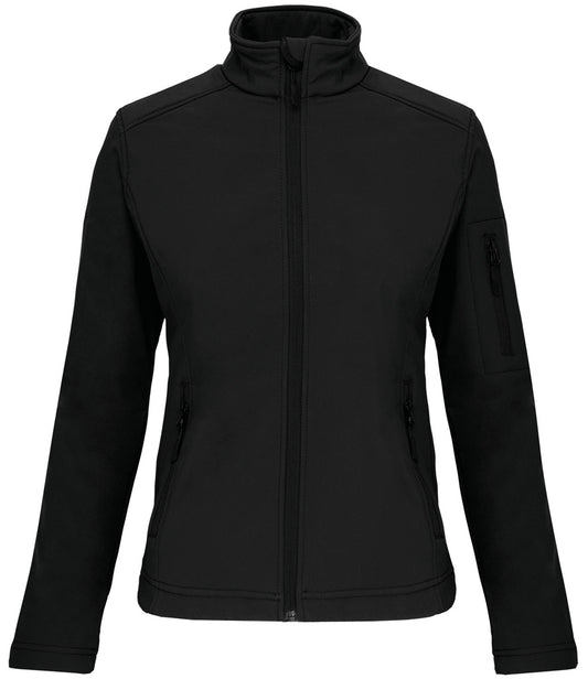Chaqueta softshell mujer K400 negra