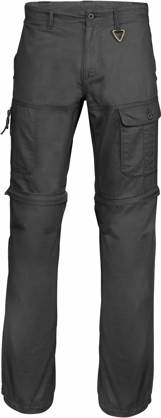 Pantalón K785 desmontable multibolsillos negro 245 GSM