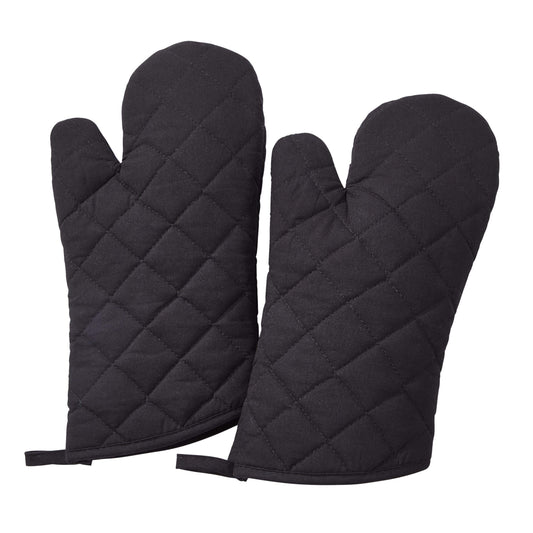 Manoplas de cocina negras — imagen orientativa
