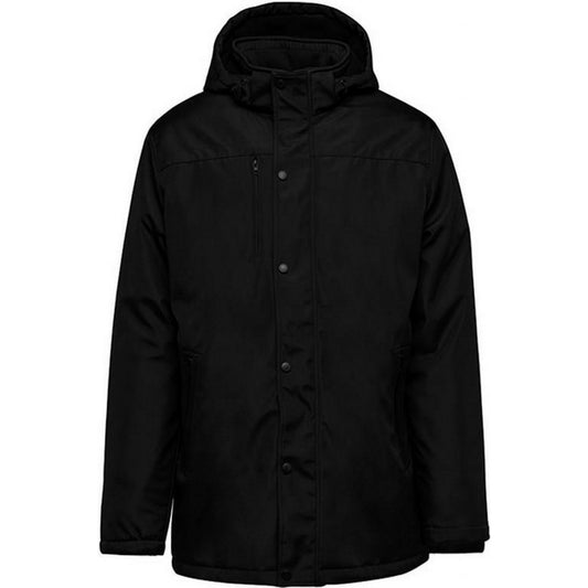 Parka acolchada negra