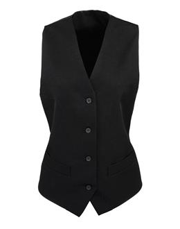 Chaleco camarero mujer PR623 negro