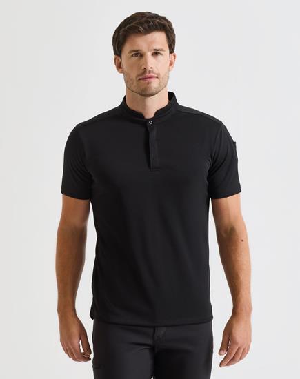 Camisa chef manga corta PR646 Coolchecker negra