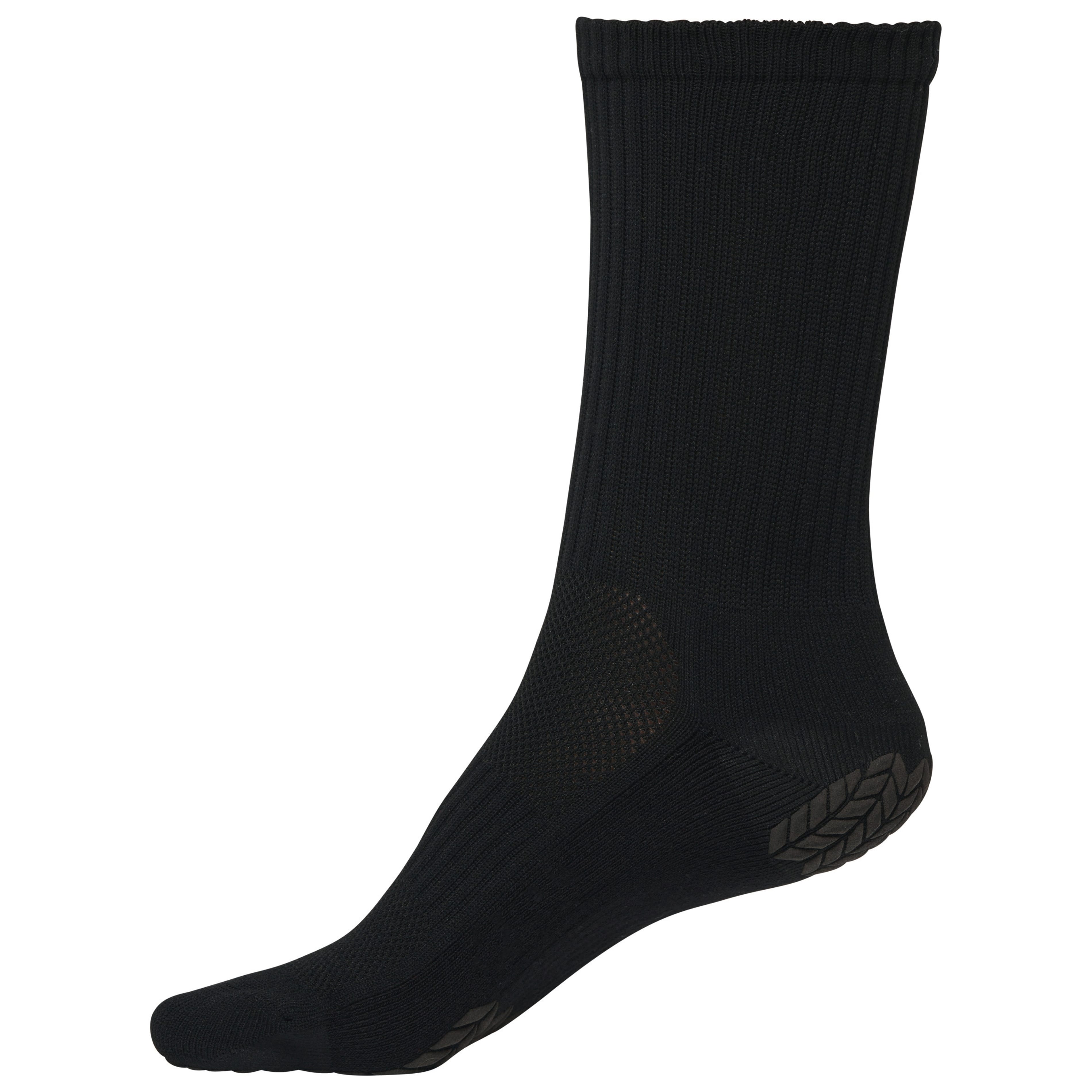 Calcetín deportivo antideslizante PA094 negro