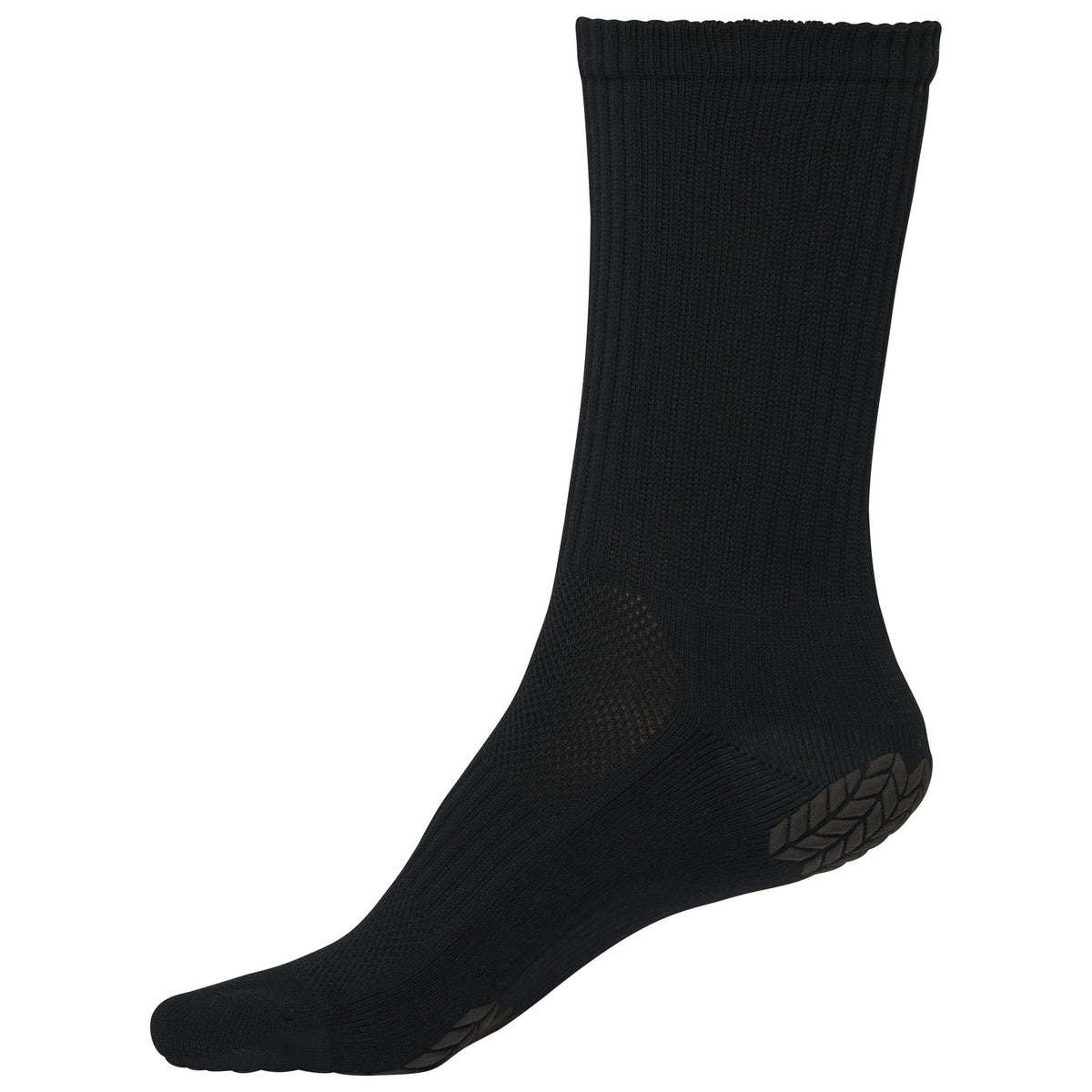 Calcetín deportivo antideslizante PA094 negro