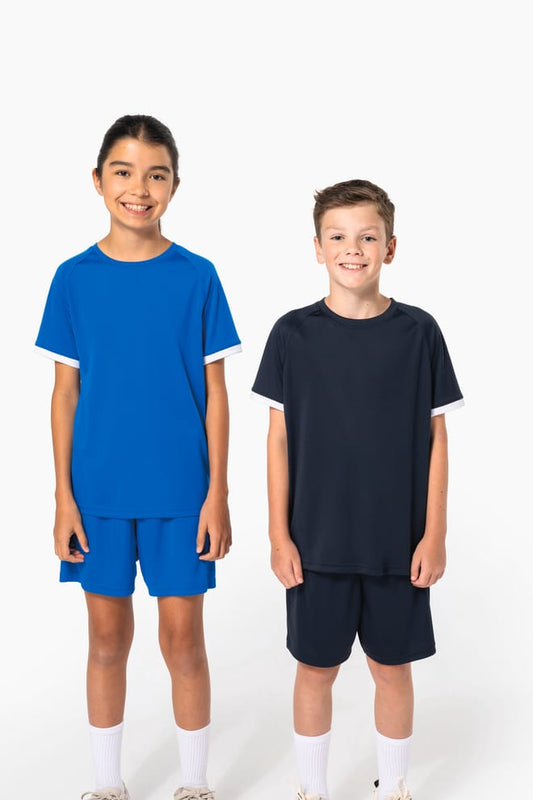 Short multisport infantil PA1047 azul royal