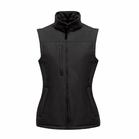Chaleco softshell mujer Flux TRA790 negro
