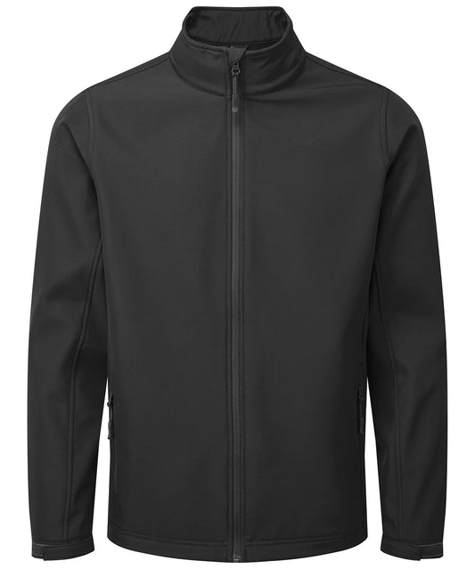Chaqueta softshell negra ligera