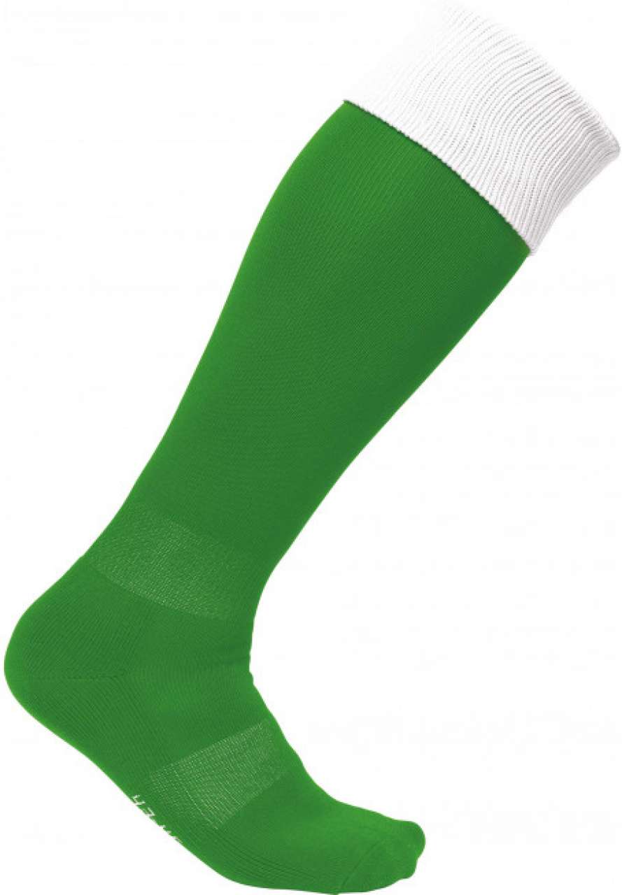 PA0300 calcetines deportivos — Green / White