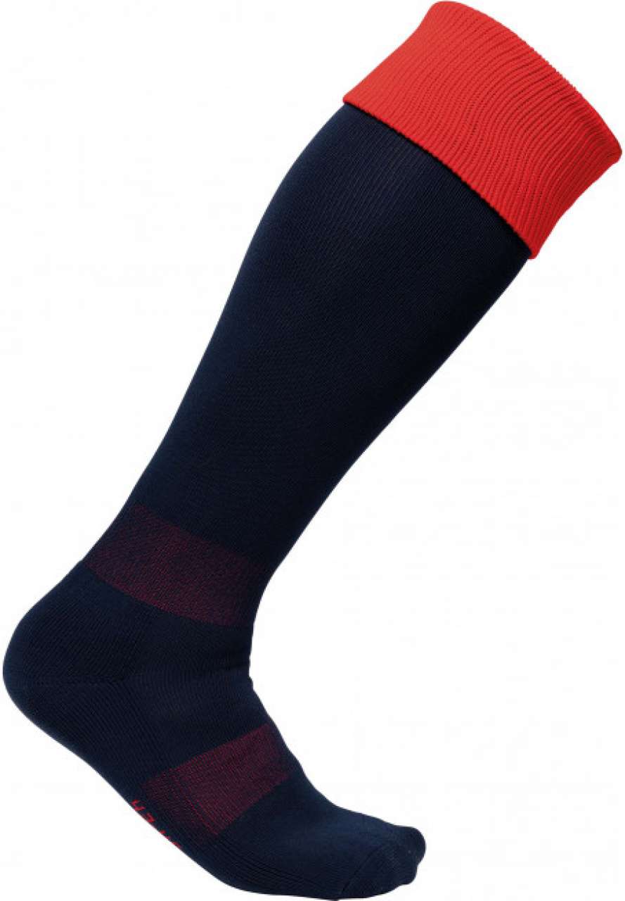 PA0300 calcetines deportivos — Sporty Navy / Sporty Red