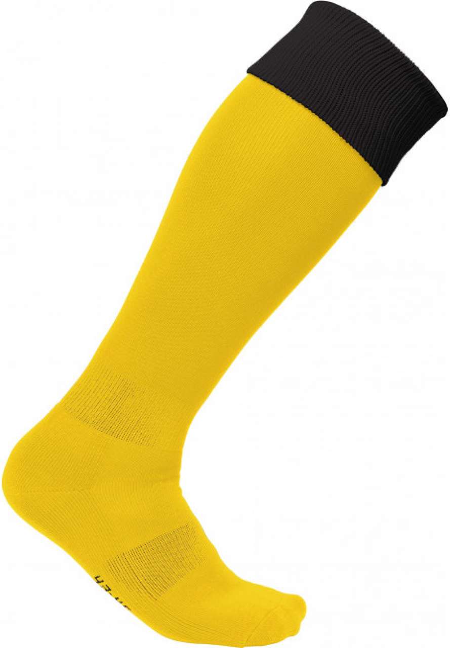 PA0300 calcetines deportivos — Sporty Yellow / Black
