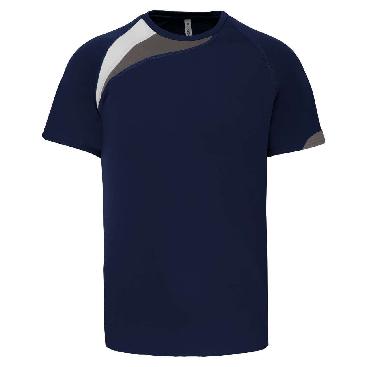 Camiseta Multisport PA436 Wave — Sporty Navy / White / Storm Grey
