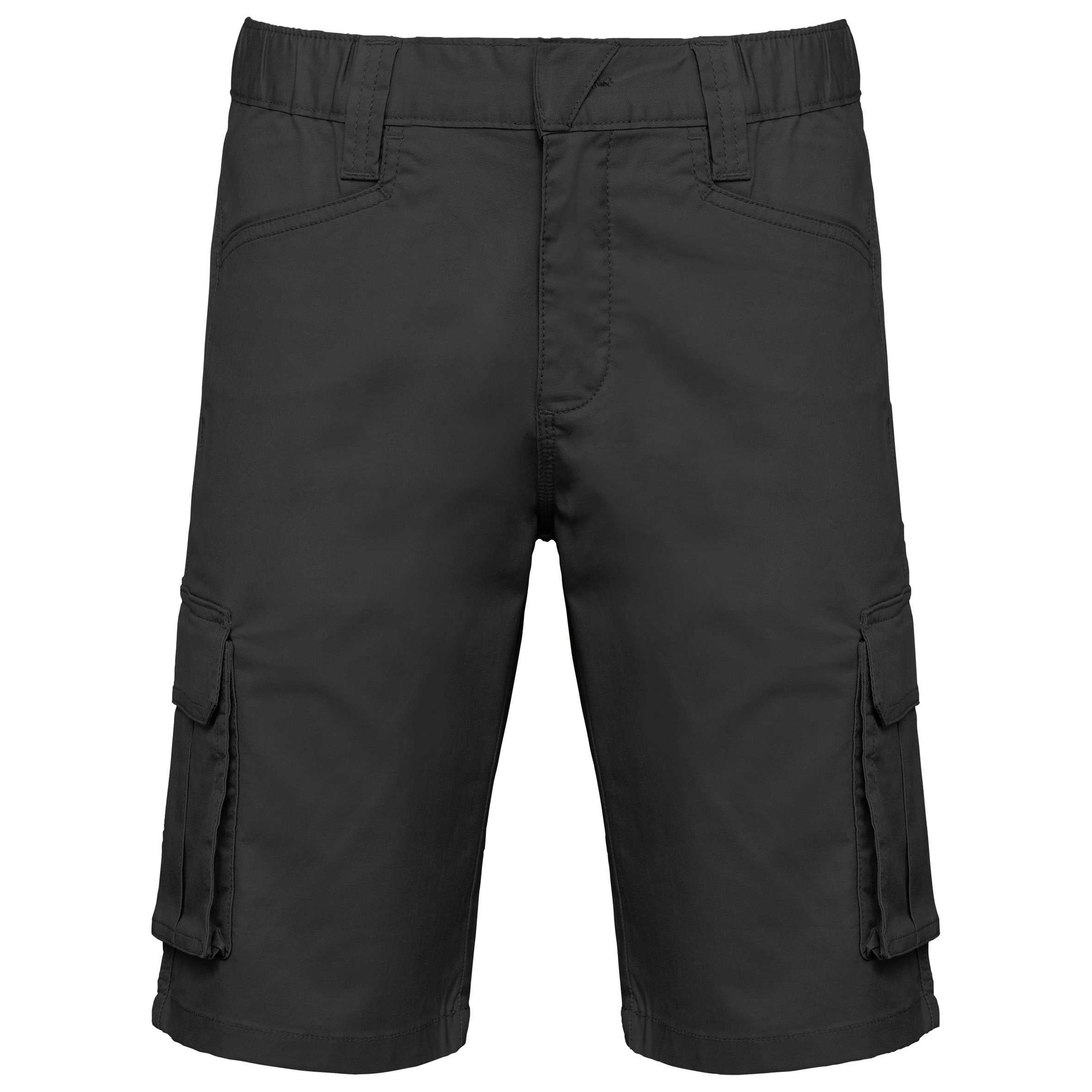 WK713 Bermuda Multibolsillos — Dark Grey